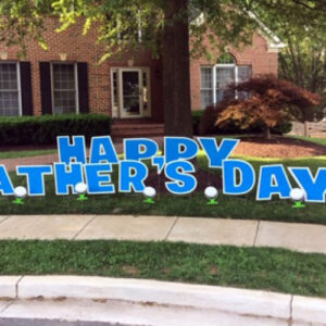 Happy Father's Day yard sign